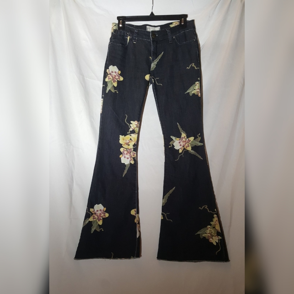 Free People bell bottom jeans (Miami Night)